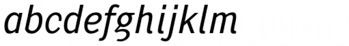 Pentay Sans Book Italic Font LOWERCASE