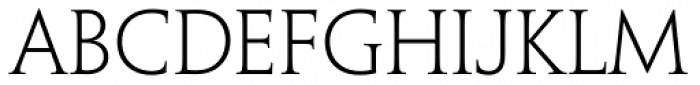 Penumbra Serif Std Light Font UPPERCASE