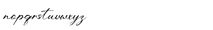 Peony Whisper Font LOWERCASE