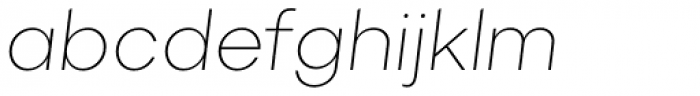 Pepi Thin Italic Font LOWERCASE