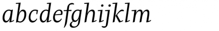 Pepone Book Italic Font LOWERCASE