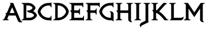 Peregrine-Regular Font UPPERCASE