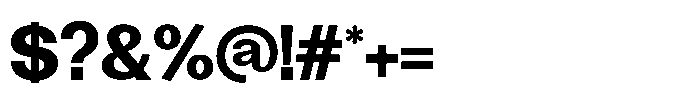 Perfect Barista Font OTHER CHARS