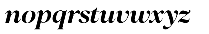 Perfect Challenge Bold Italic Font LOWERCASE