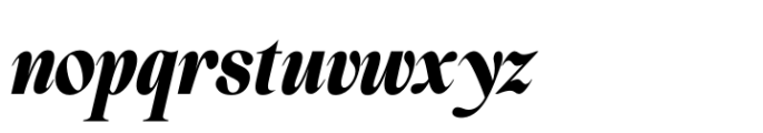 Perfect Dream Bold Italic Condensed Font LOWERCASE