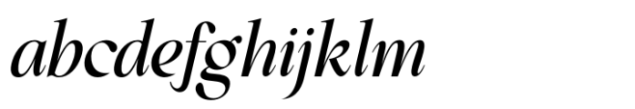 Perfect Dream Regular Italic Font LOWERCASE