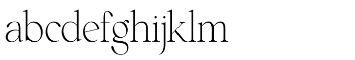 Perfect Dream Thin Condensed Font LOWERCASE