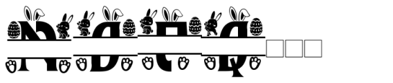 Perfect Easter Style Font UPPERCASE