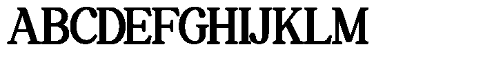Perfect Mangue Regular Font UPPERCASE