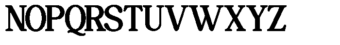 Perfect Mangue Regular Font UPPERCASE
