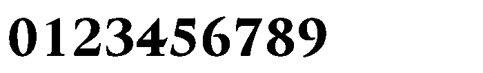 Perfect Roman Black Font OTHER CHARS