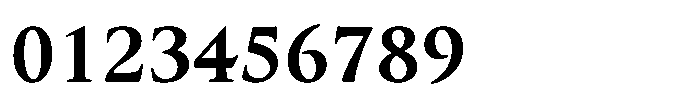 Perfect Roman Extrabold Font OTHER CHARS