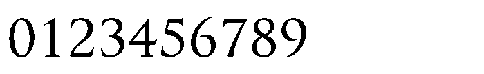 Perfect Roman Medium Font OTHER CHARS