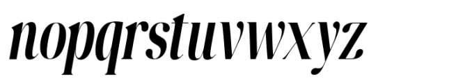 Perfectly Nostalgic Italic Font LOWERCASE