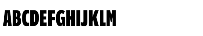 Performa Compressed Bold Font UPPERCASE