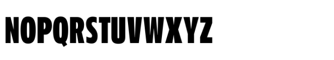Performa Compressed Bold Font UPPERCASE
