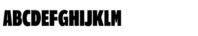 Performa Compressed Extra Bold Font UPPERCASE