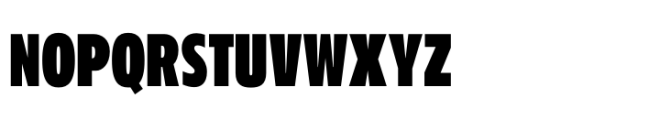 Performa Compressed Extra Bold Font UPPERCASE