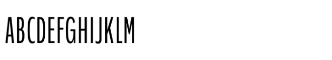 Performa Compressed Extra Light Font UPPERCASE