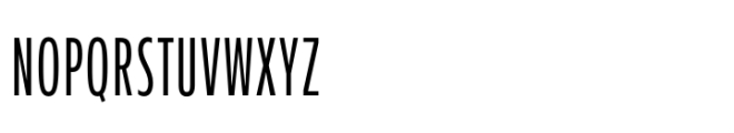 Performa Compressed Extra Light Font UPPERCASE