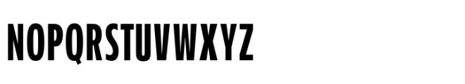 Performa Compressed Medium Font UPPERCASE