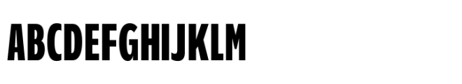 Performa Compressed Semi Bold Font UPPERCASE