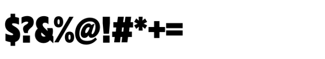 Performa Condensed Black Font OTHER CHARS