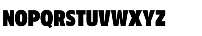 Performa Condensed Black Font UPPERCASE