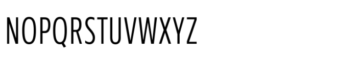 Performa Condensed Extra Light Font UPPERCASE