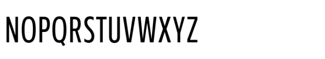 Performa Condensed Light Font UPPERCASE