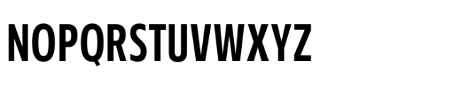 Performa Condensed Medium Font UPPERCASE