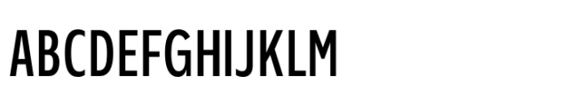 Performa Condensed Regular Font UPPERCASE