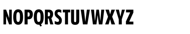 Performa Condensed Semi Bold Font UPPERCASE