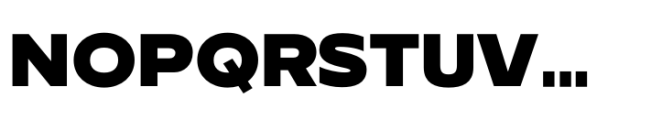 Performa Extended Black Font UPPERCASE