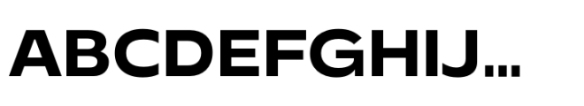 Performa Extended Bold Font UPPERCASE