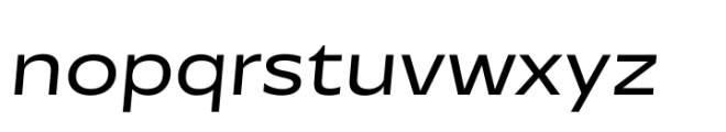 Performa Extended Italic Font LOWERCASE