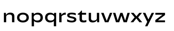 Performa Extended Medium Font LOWERCASE