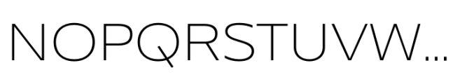 Performa Extended Thin Font UPPERCASE