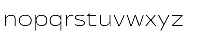 Performa Extended Thin Font LOWERCASE