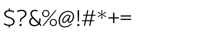 Performa Extra Light Font OTHER CHARS