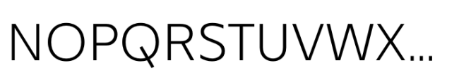 Performa Extra Light Font UPPERCASE