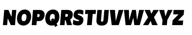 Performa Narrow Black Italic Font UPPERCASE