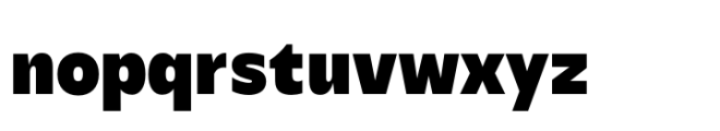 Performa Narrow Black Font LOWERCASE