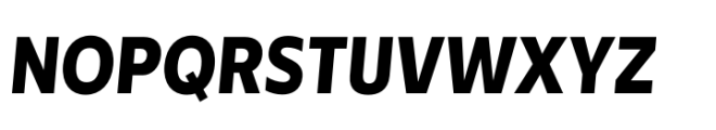 Performa Narrow Bold Italic Font UPPERCASE
