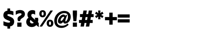 Performa Narrow Extra Bold Font OTHER CHARS