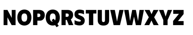 Performa Narrow Extra Bold Font UPPERCASE