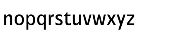 Performa Narrow Regular Font LOWERCASE