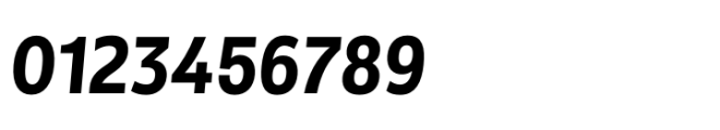Performa Narrow Semi Bold Italic Font OTHER CHARS