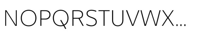 Performa Thin Font UPPERCASE
