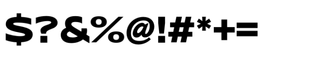 Performa Wide Extra Bold Font OTHER CHARS